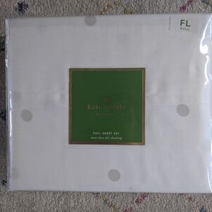 Kate Spade full sheet set 100% cotton